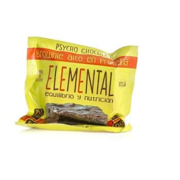 Brownie Alto En Proteina Psyco Chocolate x100Gr Elemental