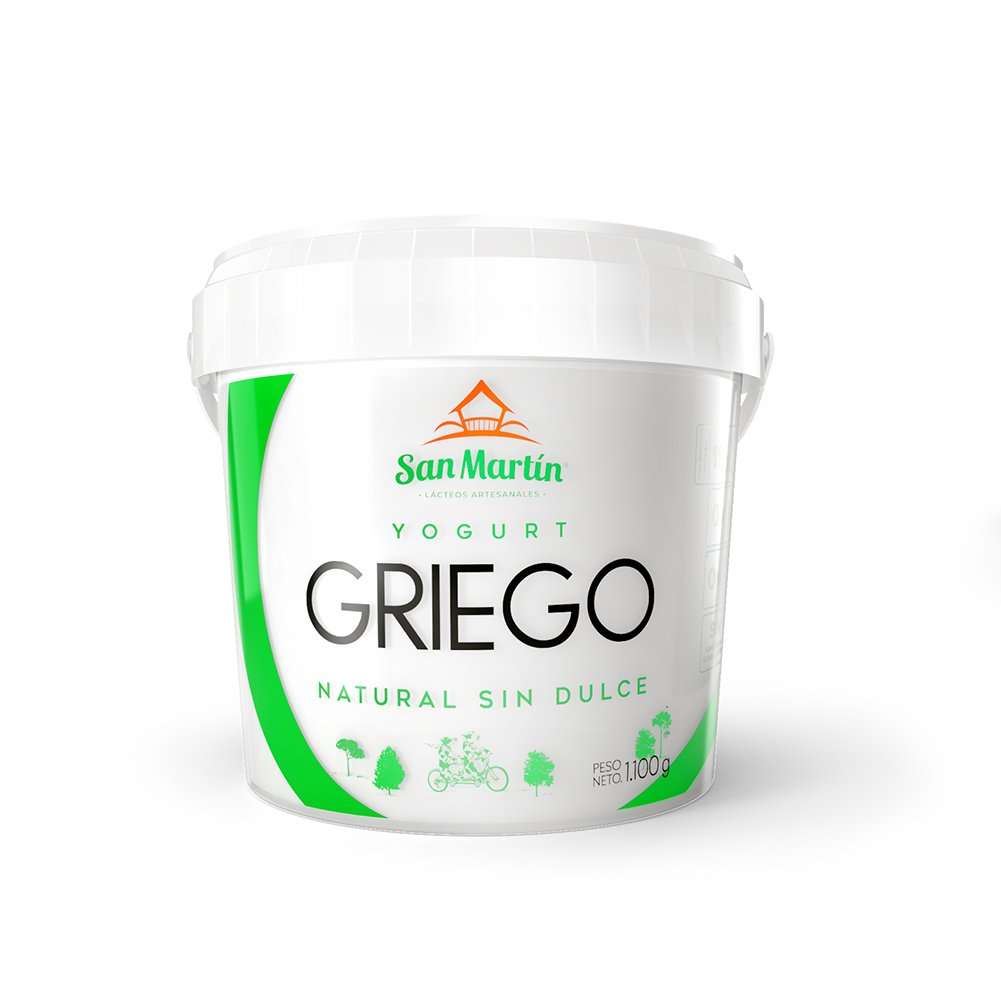 Yogur Griego Natural Sin Dulce x1100Gr San Martin