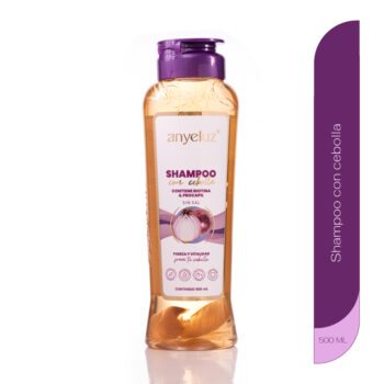 Shampoo Sin Sal Con Cebolla Biotina 500mL Anyeluz