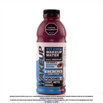 Bebida Energizante Mangostino Manzana 600ml Wakeup