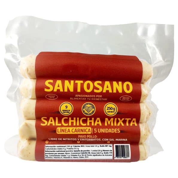 11488-Salchicha-Mixta-Pollo-Pavo-x250Gr-Santosano-Frente.jpg