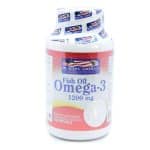 Omega 3 Fish Oil 1200 mg x100 Capsulas Healthy America