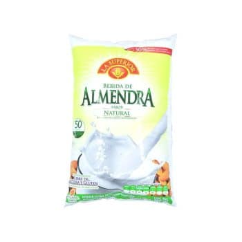 Leche De Almendras Sabor Natural x900mL La Superior