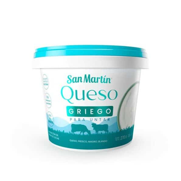 Queso Griego para Untar Natural x270Gr San Martin