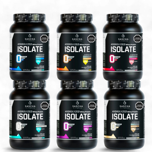 Proteína Isolate x957Gr (2.11Lb) Sascha Fitness