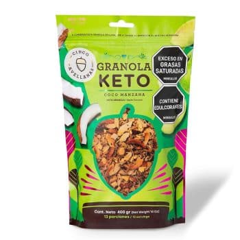 Granola Keto Coco Manzana x400Gr Cinco Avellanas