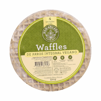 Waffle De Arroz Integral Vegano x520Gr Maria Pilera