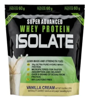 Proteína De Suero Isolatada Sabor Vainilla x5Lb Super Advanced