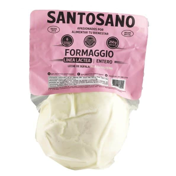 Queso Formaggio De Bufala x250Gr Santosano