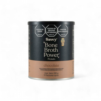 Proteina Bone Broth Power Sabor Chocolate x280Gr Savvy