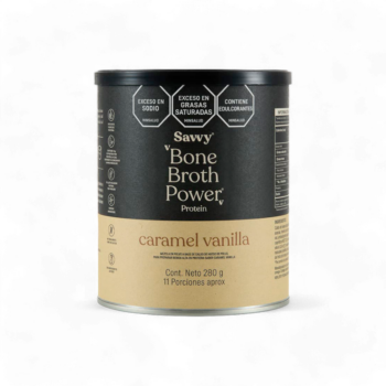 12349 Proteina Bone Broth Caramelo Vainilla x280Gr Savvy