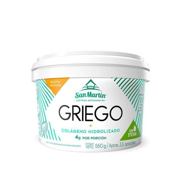 Yogurt Griego Con Colageno Hidrolizado x550Gr San Martin