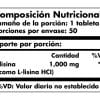 L-Lisina 1000 MG x50 Tabletas Solgar