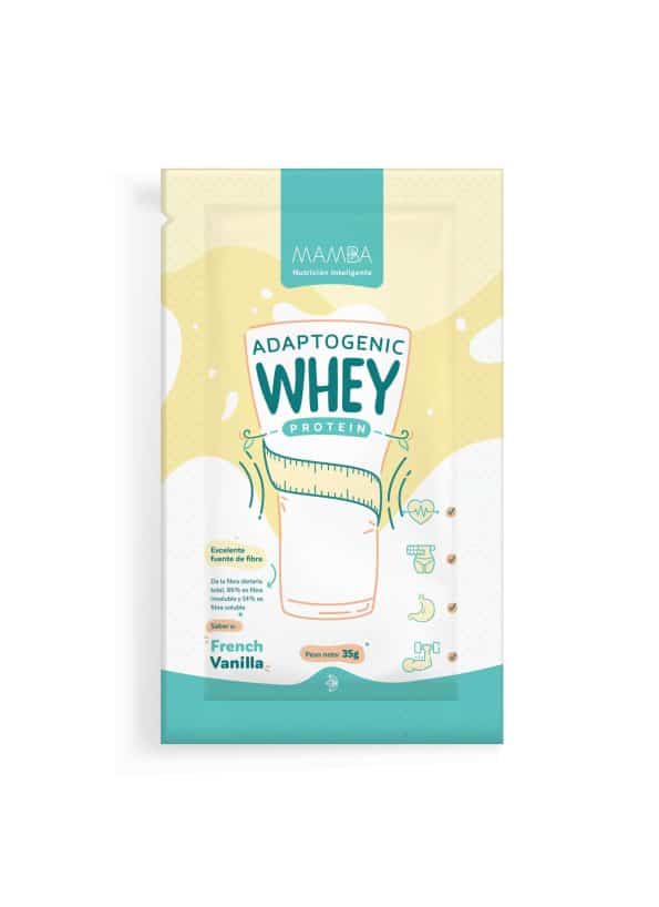 Batido Adaptogenic Whey Protein Sabor Vanilla Sachet x35Gr MAMBA