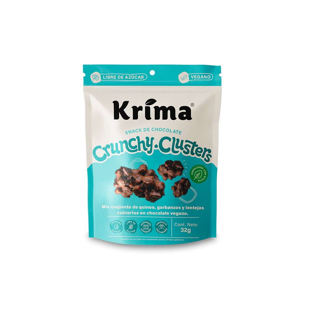Crunchy Cluster Chocolate Oscuro x 32gr Krima