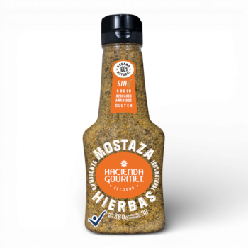 Mostaza Hierbas 380Gr Hacienda Gourmet