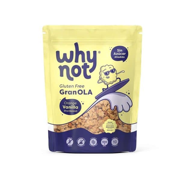 Granola Orange Vainilla Shortbread x300g Why Not