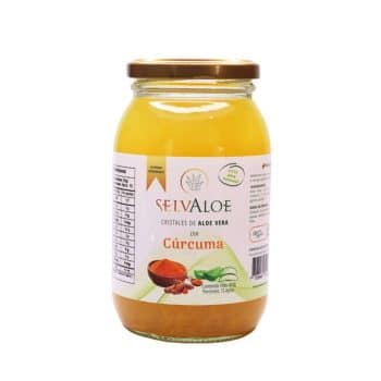 Cristales Aloe Vera Curcuma 454ml Selvaloe