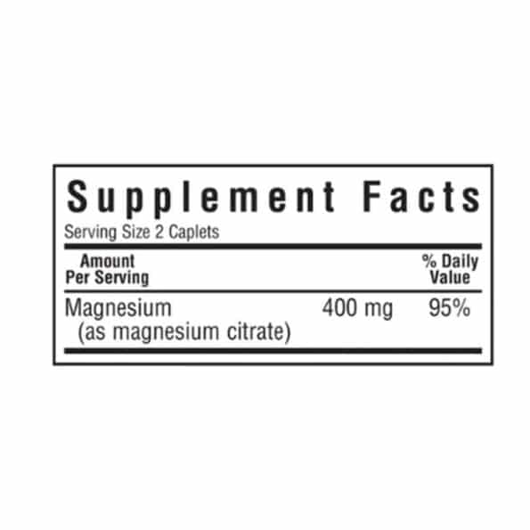 Magnesium Citrate 60 Tabletas Bluebonnet