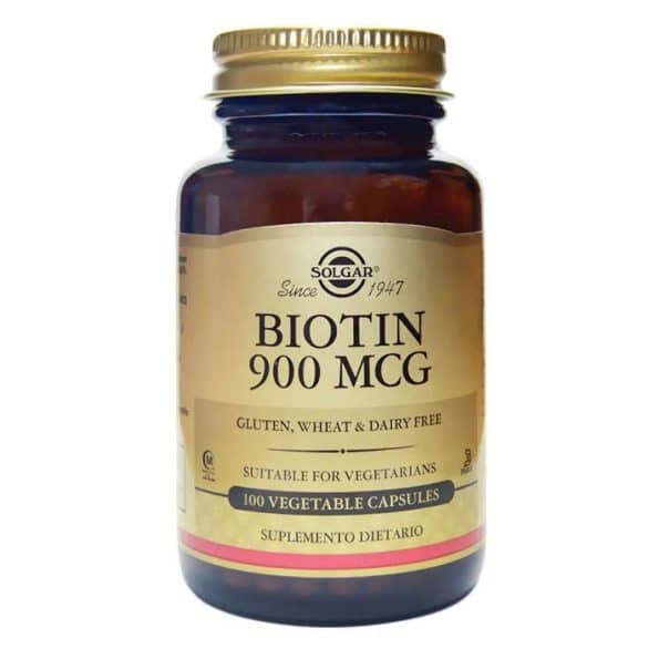 Biotin 900mcg x100 Capsulas Solgar