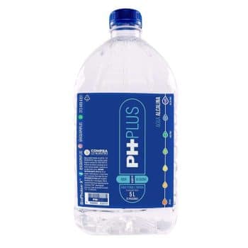 Agua Potable Tratada Ph 9 Alcalina x5000mL Ph Plus