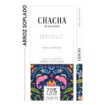 Chocolate Oscuro 70% Arroz Soplado x 70g Chacha