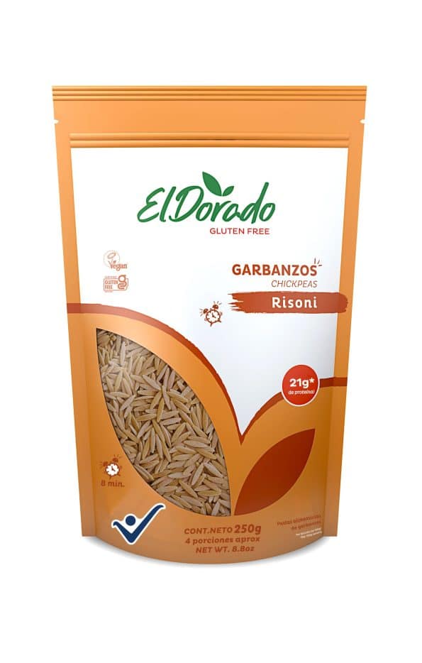 Pasta De Garbanzo Risoni x250Gr El Dorado