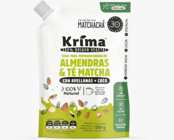 Base De Almendras y Té Matcha x150Gr Krima