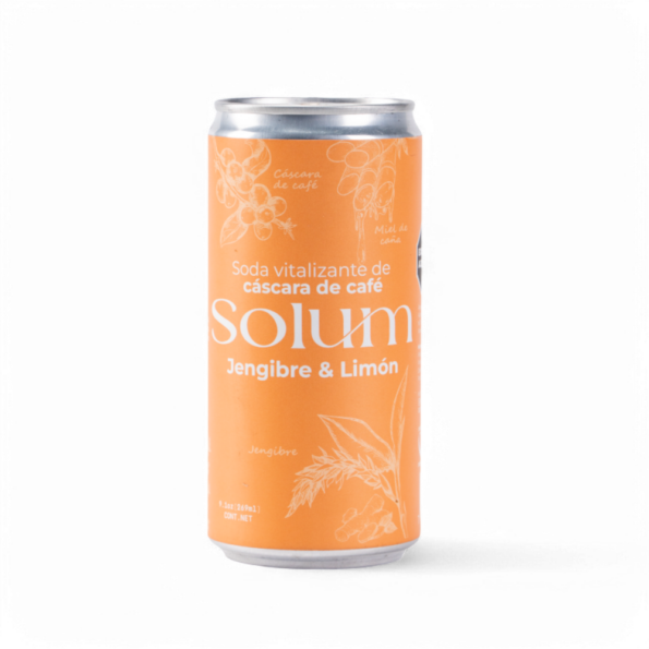 Soda De Cascara De Cafe Jengibre 269 ml Solum