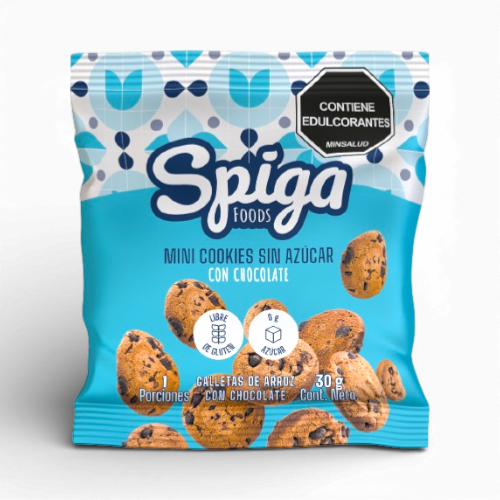 14114-Mini-Cookies-Chocolate-30-Gr-Spiga-Foods