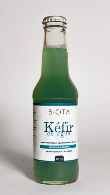 Kefir de agua Espirulina y Jengibre 218ml BIOTA