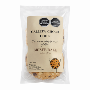 Galleta choco chips 70gr BRISEE BAKE