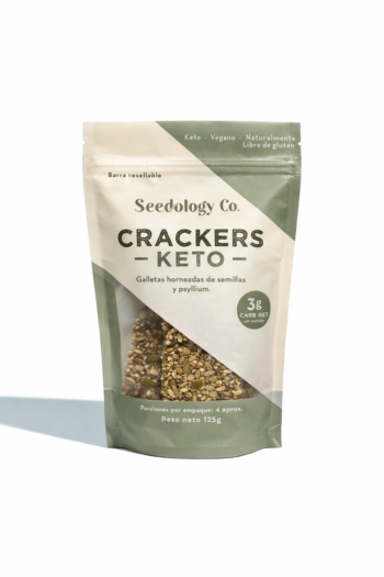 Crackers keto x125gr seedology co